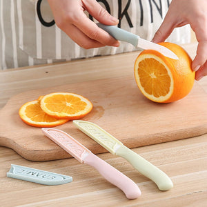 Kitchen Chef Knives White Ceramic Blade Utility Slicing Paring Fruit Vegetable Cutter Tool
