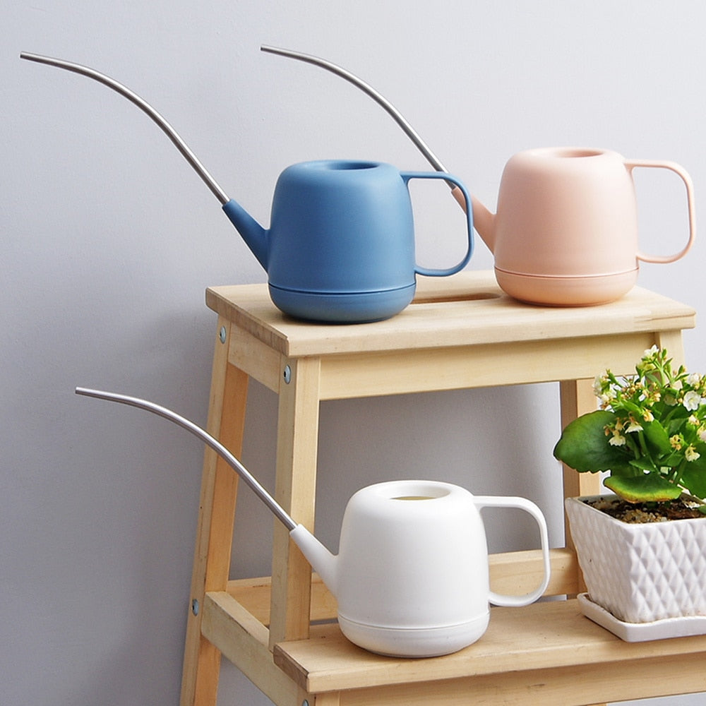 Water Cans Household plastic watering pot succulents long mouth shower watering can gardening potting tools ZP2281425