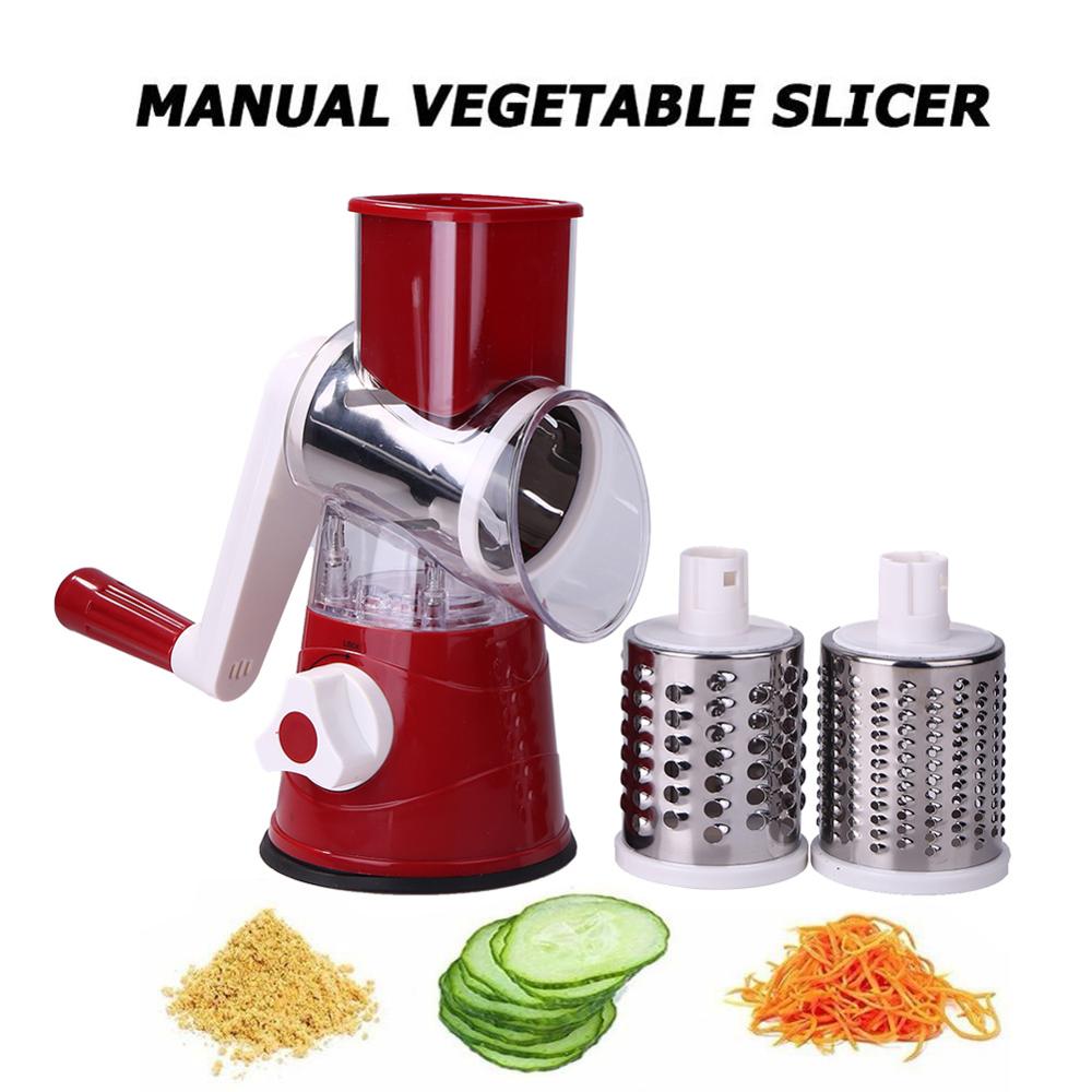 Multifunctional Manual Vegetable Cutter Fruit Potato Round Vegetable Slicer Shredder Potato Carrot Grater Chopper Kitchen Gadget